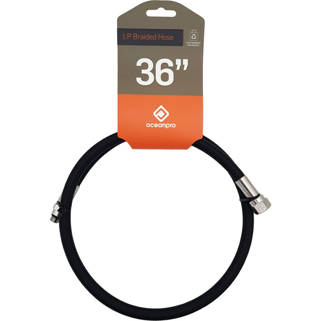 Oceanpro Hose Low Pressure – Braided (36 Inch)