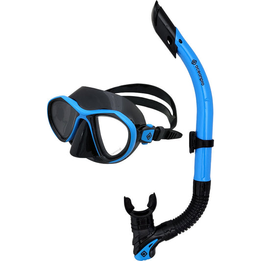 Oceanpro Wistari Mask Snorkel Set (Blue)