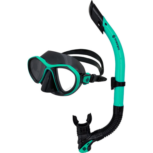 Oceanpro Wistari Mask Snorkel Set (Teal)