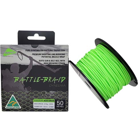 Ocean Hunter Battle-Braid Dyneema (Acid Green)