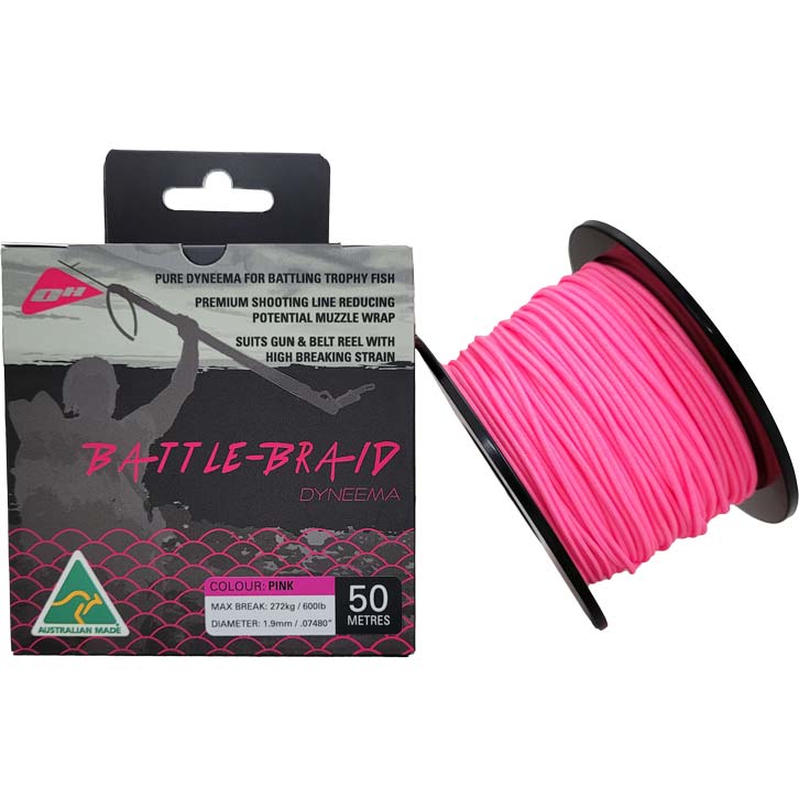 Ocean Hunter Battle-Braid Dyneema (Pink)