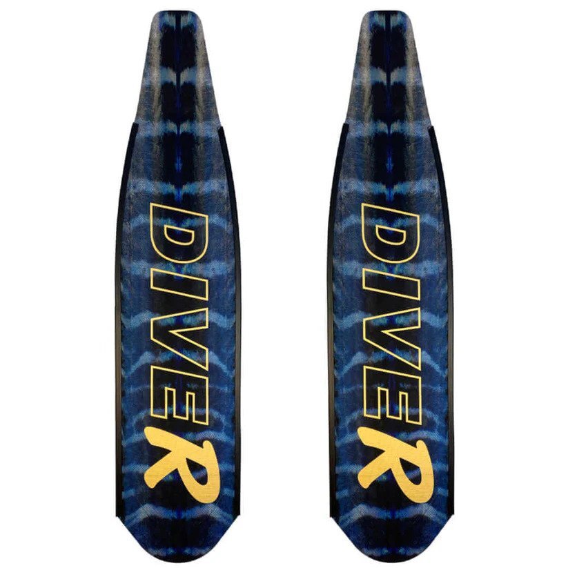 DiveR Freediving Fin Blades - Wahoo (Composite)