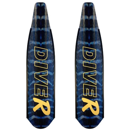 DiveR Freediving Fin Blades - Wahoo (Composite)